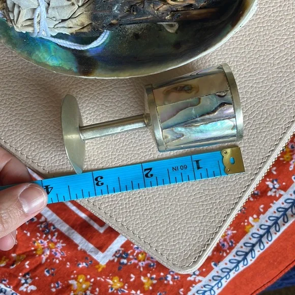 💖sold nfs💖Alpaca sterling cup with abalone - Picture 7 of 7